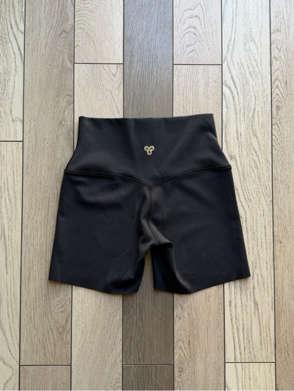 Aritzia Black BodyGrip™ Cheeky Hi-Rise 5” Short size 4
